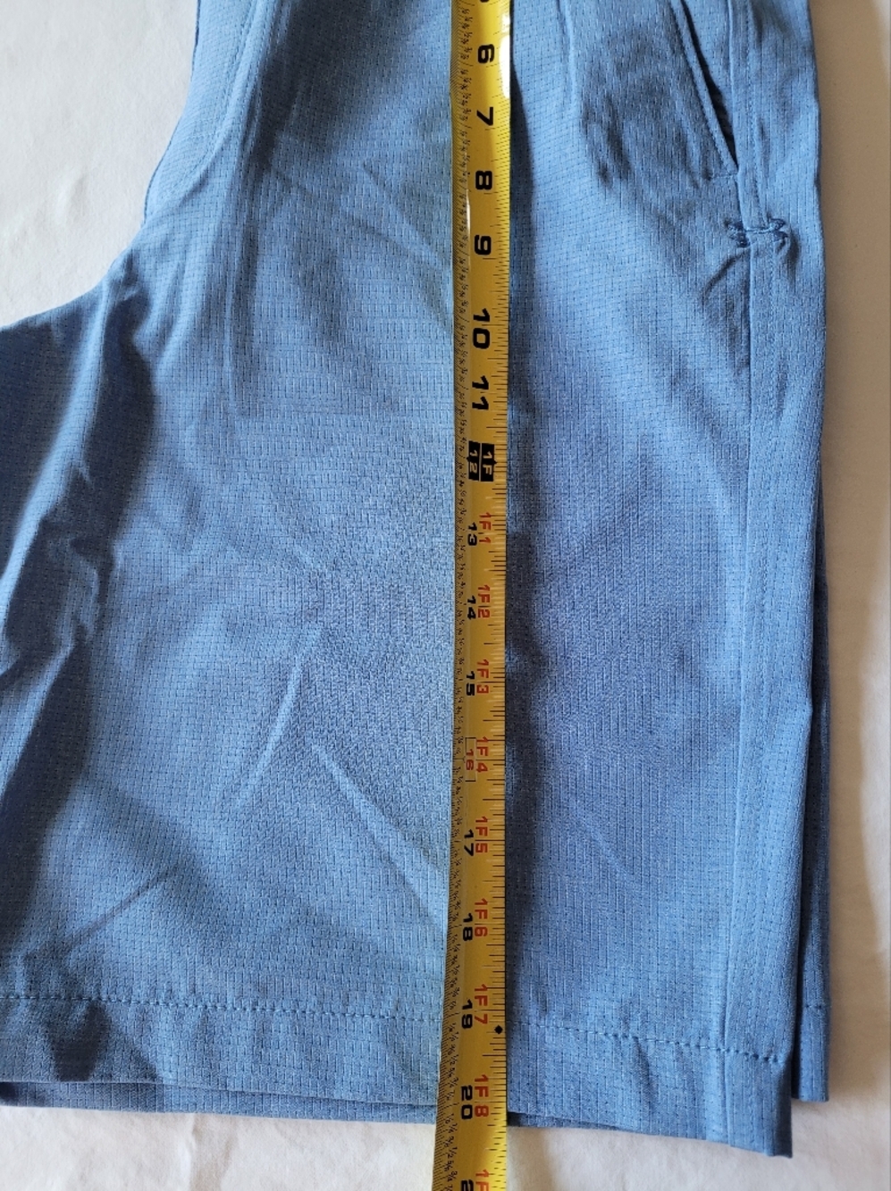 NWT Under Armour Men's Sky Blue Flat Front Performance Shorts Size 32 - Picture 7 of 10
